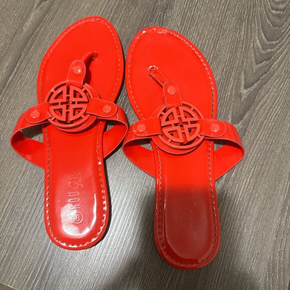Orange Fashion Sandals - Picture 4 of 4